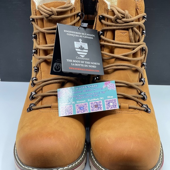 ROYAL CANADIAN ARMSTRONG‎ WATERPROOF LEATHER SHEEPSKIN LINED BOOT